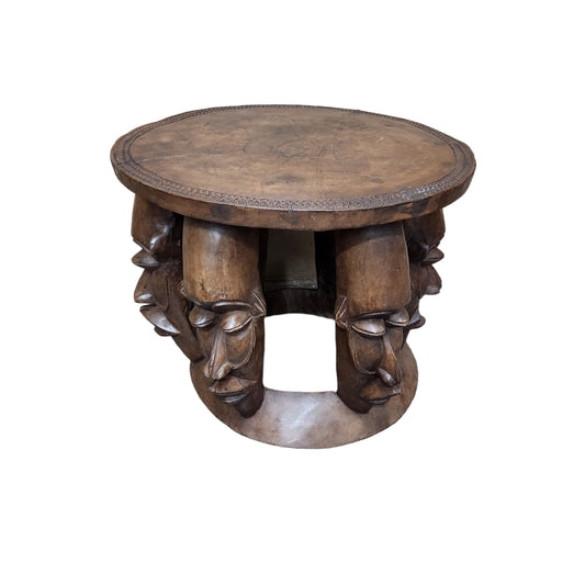 Hand Carved Baga Stool from Guinea ( 19th Century) - MD African Art