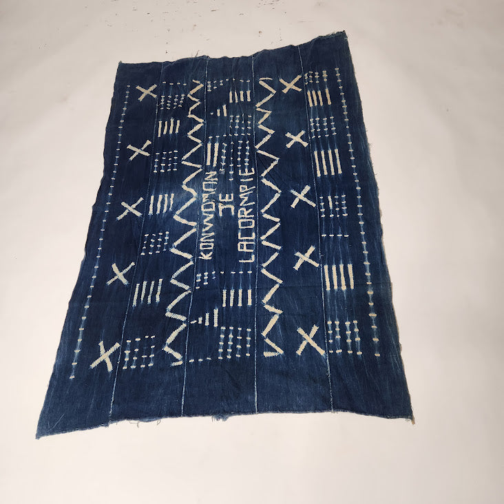 Indigo cloth from Burkina Faso (19th century) - MD African Art