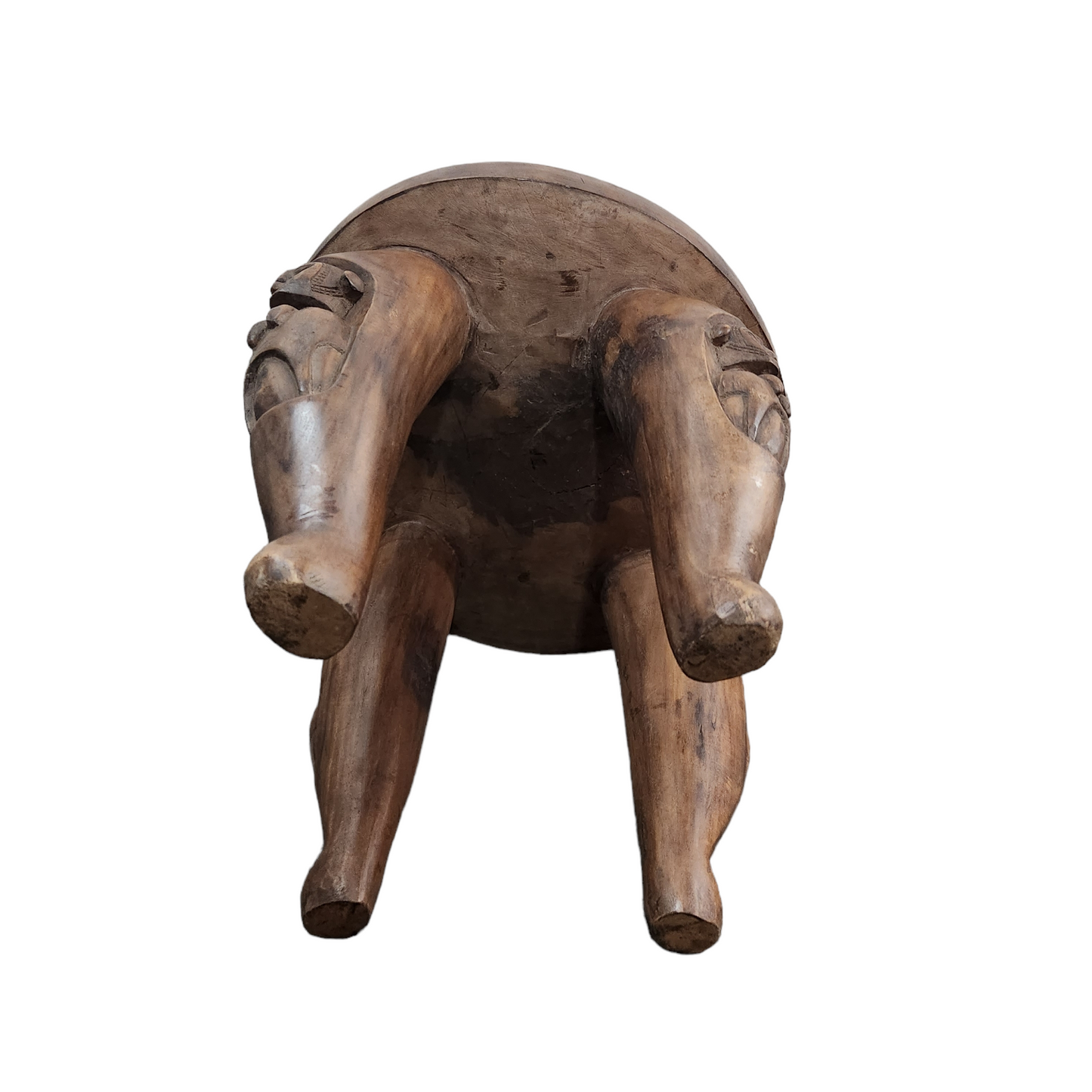 Hand Carved Baga Stool from Guinea ( 19th Century) - MD African Art