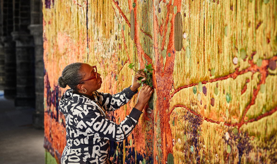 Visual Artist Otobong Nkanga Debuts "Cadence" Exhibition at MOMA