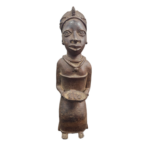 Benin Bronze from Nigeria (18th Century) - MD African Art