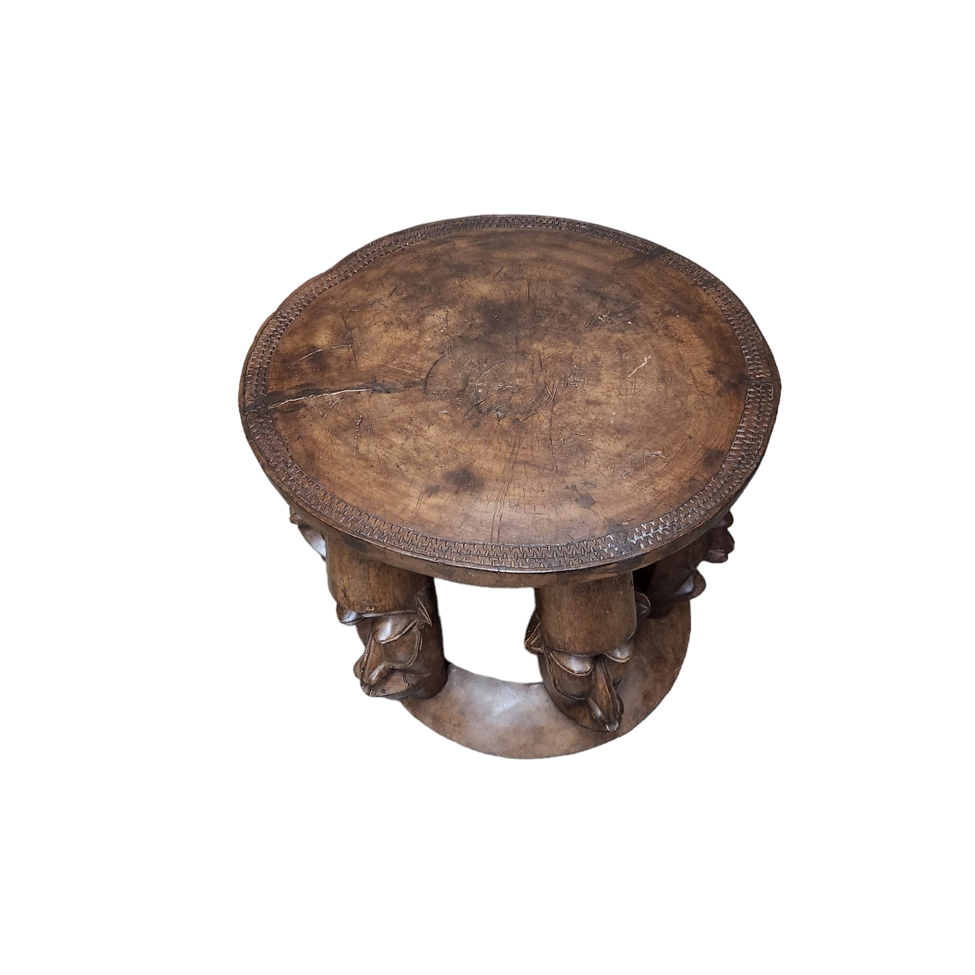 Hand Carved Baga Stool from Guinea ( 19th Century) - MD African Art