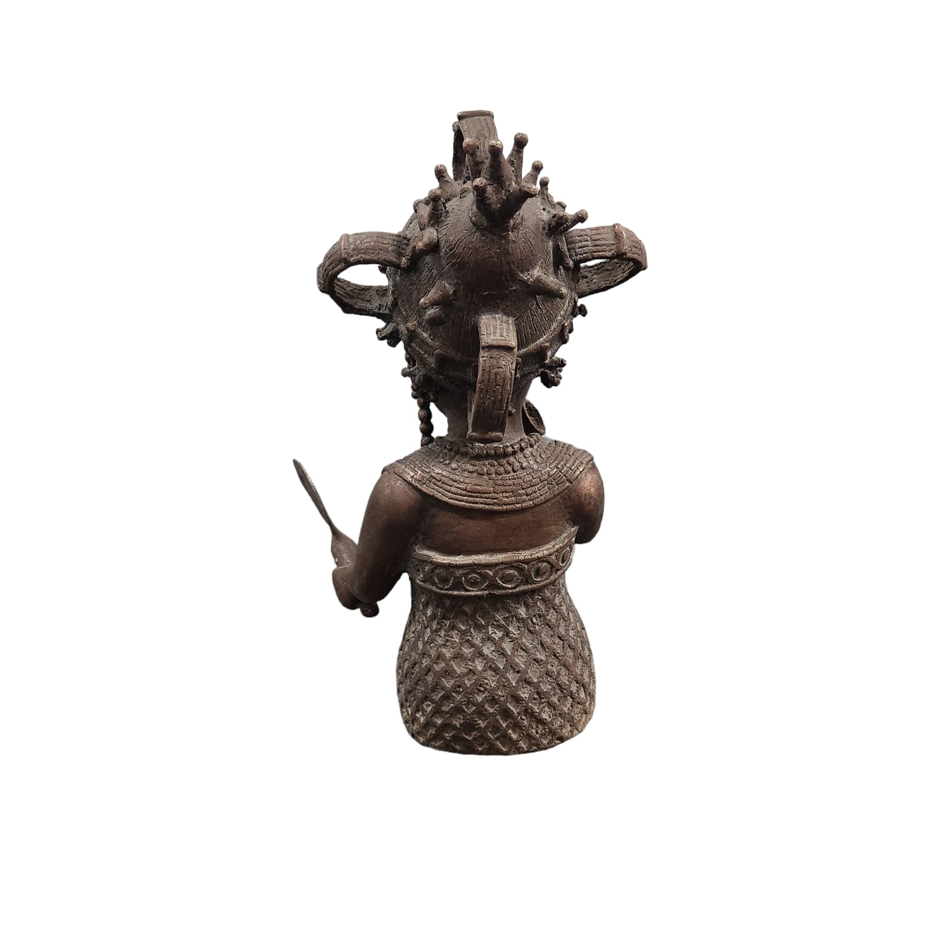 Bronze Statue from Nigeria (18th Century) - MD African Art