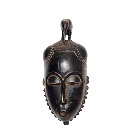 Baule Mask from Ivory Coast (20th Century) - MD African Art