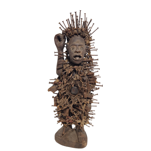 Bacongo Nails fetish from Congo ( 18th Century) - MD African Art