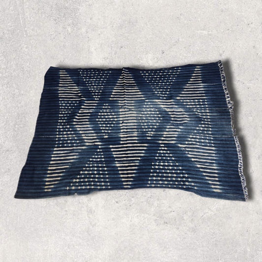 Indigo Cloth from Burkina Faso( 19th Century) - MD African Art